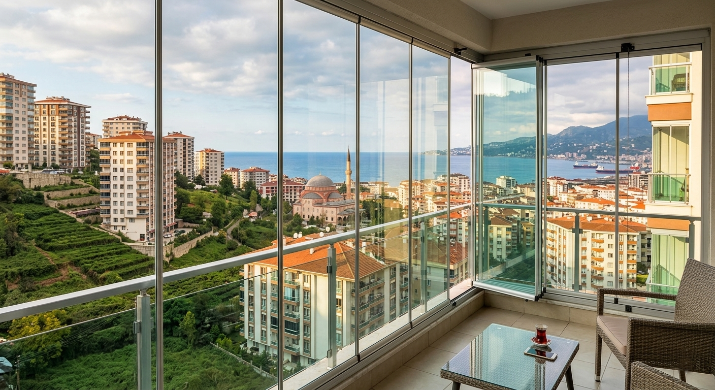 Trabzon cam balkon kapatma sistemi